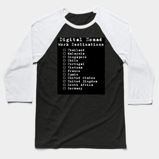 Digital Nomad Baseball T-Shirt